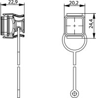 STX V14 Flanschschutzkappe (Telegärtner H80030A0007)