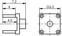 Kabeldirektanschluss für LTP, Cr, 4-pin, Sn G11...