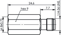 Adapter FME-SMA (M-F) (Telegärtner J01703A0000)