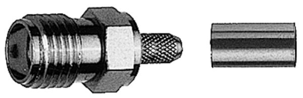 SMA-Kabelbuchse Au G1 (RG-58C/U) (Telegärtner J01151A0491)