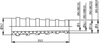 Knickschutztülle  für RG-58C/U...