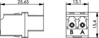 LC Duplex Kupplung, Single- und Multimode...