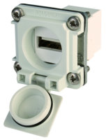 STX V6 Flanschset USB-Keystone Typ A, f-f...