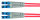 LWL Rangierkabel 2x E9/125 OS2, 10,0m 1x LC/APC Duplex - 1x LC/APC Duplex, gn (Telegärtner L00875A0034)