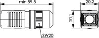 STX V4 Steckergehäuse (Telegärtner H86011A0011)