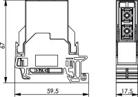 STX Tragschienen-Verbinder SC-D Kupplung SM...