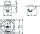 Modulaufnahme AMJ-SL 1-fach UP/0 flex inkl. 1 AMJ-SL Modul Cat.6A T568B (Telegärtner J00020A0531)