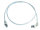 Patchkabel S/FTP Cat.6A (ISO/IEC), 0,5m MP8 FS500, LSZH, 1x90°, weiß, 1:1 (Telegärtner L00000A0203)
