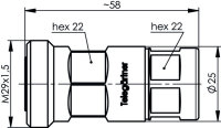 7-16 Kabelbuchse Simfix Pro G21 (1/2") IP68...