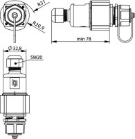 STX V1 Freie Anschlussdose RJ45 Modul B Cat.6A (ISO/IEC)...