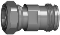 4.3-10-Kupplung / Port Saver, 50 Ohm (m-f) Screw...