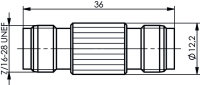 TNC-Kupplung 50 Ohm (F-F); (Telegärtner J01014A2618)