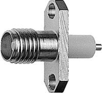 SMA-Einbaubuchse Au mit 2-Loch-Flansch (Telegärtner...
