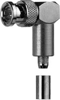 BNC-Kabelwinkelstecker Cr/Cr 75 Ohm (RG-62A/U)...