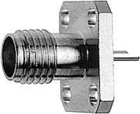 SMA-Einbaubuchse Au mit Flansch (Telegärtner...
