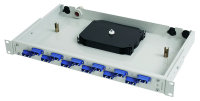 19" LWL-Rangierverteiler BASIS V 1HE m. 12xLC Duplex...