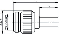 TNC-Kabelstecker Cr/Cr 75 Ohm G27 (1.0 / 4.6-6.7)...