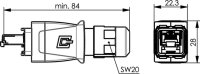 STX V14 RJ45 Steckerset AWG24-27 Cat.6A (ISO) M...