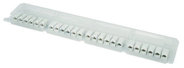 UMJ-Kupplung K Cat.6 RJ45 (f-f), alpinweiß, 24 Blisterverpackung (Telegärtner J00029B0064)