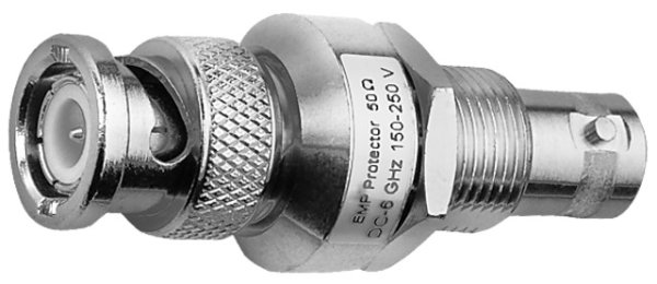 BNC-ÜBERSPANNUNGSABLEITER 75 Ohm (m - f) Einbau, 1 GHz (Telegärtner J01007A0003)