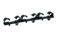 Kabelführungsset für 24 Kabel schwarz (Set aus...