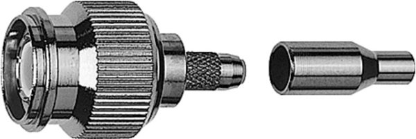 TNC-Kabelstecker Cr/Cr 50 Ohm RG-174/U; RG-188A/U; RG-316/U 608 (Telegärtner J01010A0038)