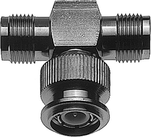 TNC-T-Stück (F-M-F) 50 Ohm (Telegärtner J01014A0000)