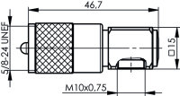 UHF-Normkopfstecker Ag/Ni (Telegärtner J01040B1200)
