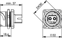 STX V1 Flanschset SC-RJ/2SC Kupplung MM (Telegärtner...