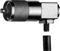 UHF-Kabelwinkelstecker Cr G1 (RG-58C/U); RG-141A/U (Telegärtner J01040B0691)