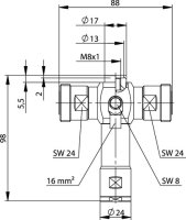 7-16 Überspannungsableiter (f-f) 380-512 MHz; 50 Ohm...