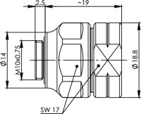 Kabelabfangung IP67 m. Beipackzettel RFF 3/8"-50,...