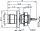 SMA-Einbaubuchse Au 50 Ohm Einbau von vorne, mit Dichtring (Telegärtner J01151A1081)