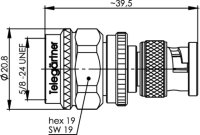 Adapter BNC-N (m-m) (Telegärtner J01008A0090)