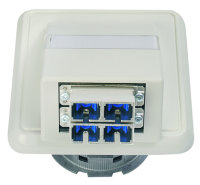 LWL-Anschlussdose OAD/S, komplett m.2xST/SC...