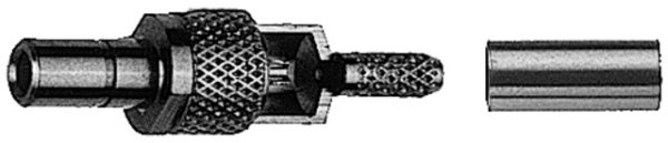 SSMB-Kabelstecker Cr Au RG-178B/U, RG-196A/U (Telegärtner J01190A0011)