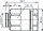 Kabelabfangung klemm, 50 Ohm G30 (1.5/3.8) (Telegärtner H01011A0055)