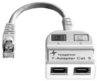T-ADAPTER 2 x 10/100BT (1-2,3-6/1-2,3-6)...