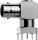 BNC-Winkelbuchse für LTP 50 Ohm, A=30mm  106 (Telegärtner J01001A0064)