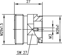7-16 Gerätebuchse 50 Ohm (Telegärtner J01121A0723)