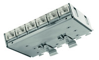 Mini-Verteiler f. Tragschiene TH35 MPD6-HS K Cat.6A...