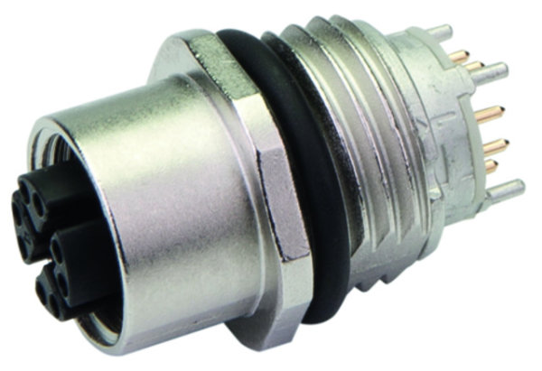 STX M12x1 EBB X-kod. Cat.6A BS8X180-1-4THR127FM000 (Telegärtner J80020A0122)