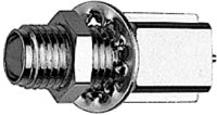 SMA-EDGE-MOUNT-Einbaubuchse Au SMT; 50 Ohm; mit...