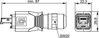 STX V14 RJ45 Steckerset AWG22-26 Cat.6 Class EA (ISO) M...