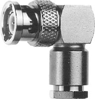 BNC-Kabelwinkelstecker lt/kl, 50 Ohm MIL Clamp, G1...