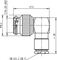 TNC-Winkelstecker G2 (RG-59B/U) (Telegärtner...