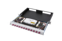 19" LWL-Rangierverteiler PROFI E 1HE mit 24x...
