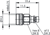 1.5-3.5 Kabelstecker Screw G10 (UT-141) (Telegärtner...