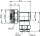 4.3-10 Kabelwinkelstecker Screw, 50 Ohm G37, G42, G55, RG-214/U, RG-393/U (Telegärtner J01440A0035)