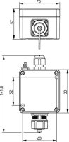 STX V1 Einfachanschlussdose (Telegärtner H82000A0006)